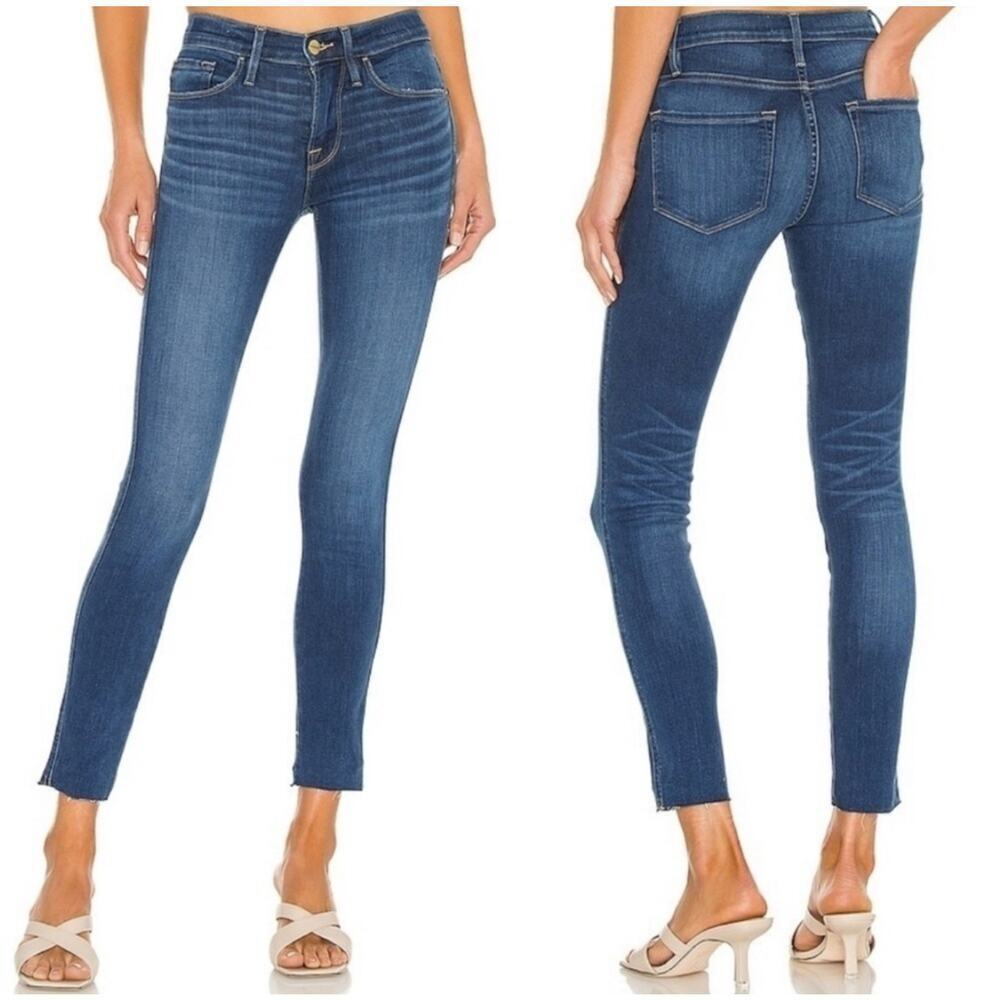 FRAME Le Skinny de Jeanne Crop Jeans Size 26 in Estella
